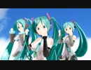 【MMD】U0ミク五姉妹を雲上で踊らせてみた！【真夏のレターレインボー】