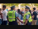 Chicago Police Officers In Outdoor Auditorium In Millenium Park　素人　28歳　サラリーマン　イケメン