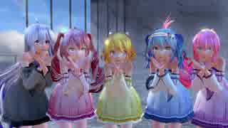 【MMD】気まぐれメルシィ Tda式改変Miku,Haku,Ruka,Rin,Teto【ikPolish】