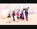 【アイドル部MMD】GlassBeadをアイドル部Redチームとシロちゃんで