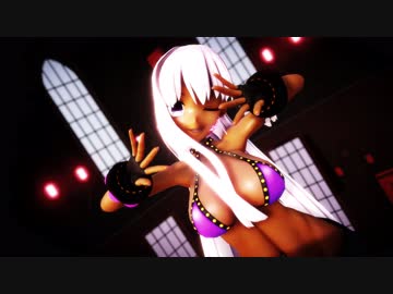 【MMD】白黒BBペレちゃんでモザイクロール