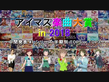 【中間発表 #1】アイマス楽曲大賞 in 2018 【シリーズ 半期別 TOP5 or TOP3】