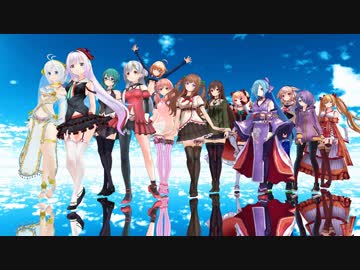 【MMD】シロちゃんとアイドル部でTell Your World【.LIVE】