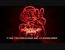 ワンピースモンキールフィ3D LEDナイトライトコミックガレージキット