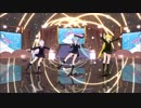 【MMD】ミクさんネルさんハクさんでスノートリック【JKStyle】