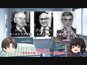 ゆっくり妹の経済学講座14「ケインズ③　vs 新自由主義」