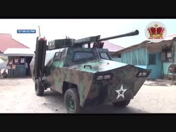 ガーナ製手作り感溢れる装甲車