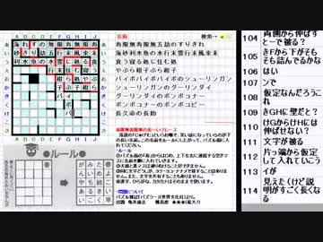 皆でパズル!!アーカイブ 2019/01/08 寿限無寿限無の長～いプレース