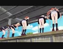 【MMD】白露型5人が空町駅でSweet magicを踊る