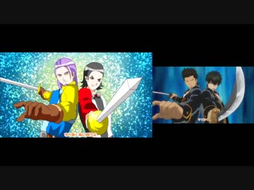 比較 ドラクエ11 銀魂ｏｐパロ 手描きトレス 銀魂op ニコニコ動画