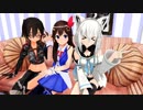 【MMD】ときのそらとロボ子さんと白上フブキでLove Logic【VTuber】