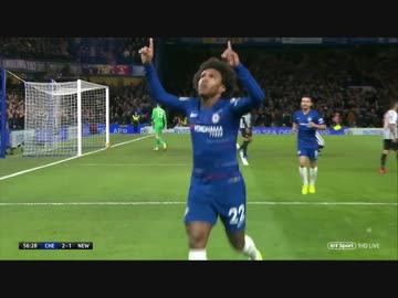 《18-19EPL：第22節》 チェルシー vs ニューカッスル・ユナイテッド