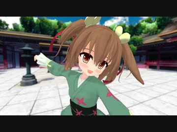 【MMD花騎士】ニシキギ【モデル配布】