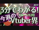 【1/6~1/12】3分でわかる！今週のVtuber界【佐藤ホームズの調査レポート】