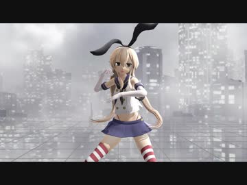 【MMD艦これ】夜霧漂う街で　島風が　　Luvoratorrrrry!
