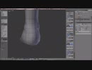 【VRChat＆Vキャス】1から始める新3Dモデリング講座【Step4：足を作るよ】