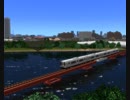 【A列車でいこう9】中洲のある街　富岡線　前面展望