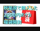 【開封動画】秋葉原で購入した2000円のポケカ福袋開封