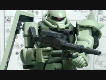 おがちゃの休日_006【HGUC040量産型ザクを組み立てる編】