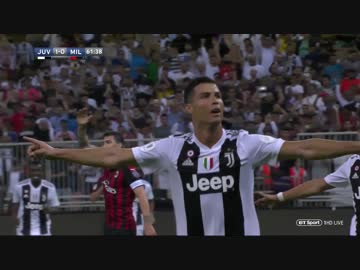 《イタリア・スーパー杯2018》 ユヴェントス vs ミラン （2019年1月16日）