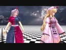 【東方ＭＭＤ】八意永琳＆八雲紫　de　Girls（改変モデル1080P)
