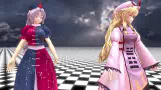 【東方ＭＭＤ】八意永琳＆八雲紫　de　Girls（改変モデル1080P)