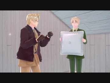 【APヘタリアMMD】「Lemon」を歌いながらミット持ちする味音痴兄弟