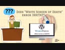How to fix WordPress white screen of death Error?