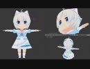 電脳少女シロちゃん（春服ver）の3DSDモデルを作ってみた