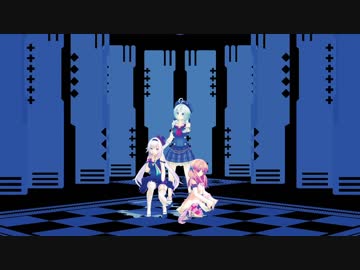 【アイドル部MMD】シロちゃんとアイドル部全員で「URUSaaA愛」
