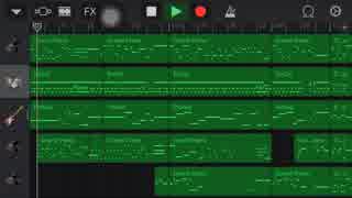 Garage bandで「宇宙戦艦ヤマト」アレンジしてみた