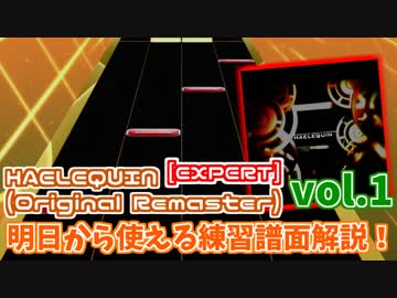 【CHUNITHM】明日から使える練習譜面解説！ vol.1[HAELEQUIN (Original Remaster) EXPERT]【チュウニズム】