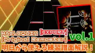 【CHUNITHM】明日から使える練習譜面解説！ vol.1[HAELEQUIN (Original Remaster) EXPERT]【チュウニズム】
