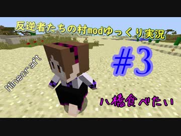 【Minecraft】反逆者たちの村Modゆっくり実況#III