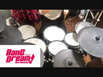 【BanG Dream!(バンドリ)】キズナミュージック♪【叩いてみた】