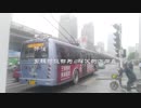 【前面展望】武漢バス無軌電車4線前面展望