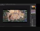 朝のお茶会　メイキング動画を作ってみた 使用ソフト Photoshop