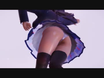 【MMDラブライブ!】東條希　園田海未【Deep Blue Townへおいでよ】ニコニコのリク