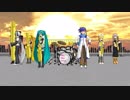 Falling stars & love　アニメーションを付けました。　リアルは一人バンド