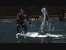 【MMD】水エフェクト（fluid2D.x）をバトルモーションで使ってみました（ミクVSゴブリンスレイヤー）