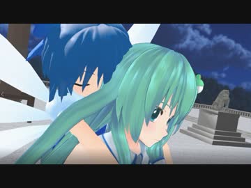 守矢一家の日暮し 「最強チルノと弾幕勝負！？」