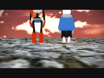 【人力＆MMD】骨たちで林檎花火とソーダの海【Undertale】※カメラワーク修正版