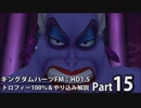 【キングダムハーツFM】トロフィー100％＆やり込み解説【実況】Part15