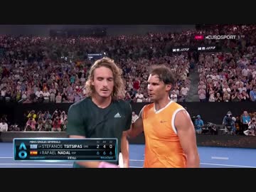 【圧倒！】ナダルおじさん vs チチパス [全豪オープン 準決勝]