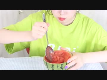 【ASMR】(｡･ρ･)o女の子が食べてるだけ ぱーとすりー 【もぐもぐどうが】