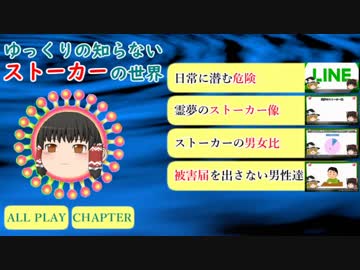 ゆっくりの知らないストーカーの世界【性別編】