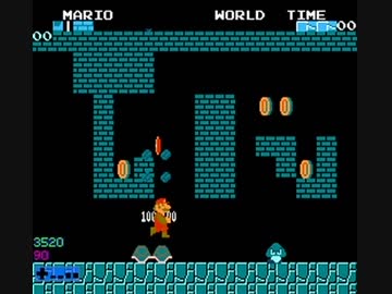 Super Mario Bros 完全フリーズ in 57.33秒
