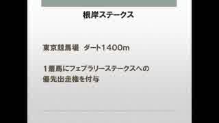 【競馬】根岸ステークス ～エピソード紹介～