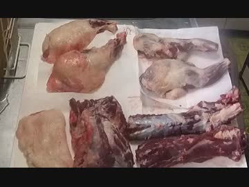 アナグマで見る4つ足の捌き方講座　試食は次回