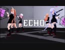 【艦これMMD】白露型6人でECHO【ミライアカリver】